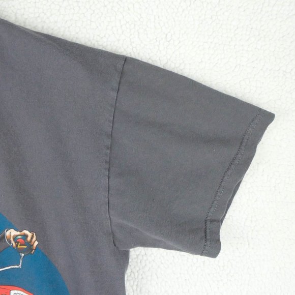 Vintage ZZ Top T Shirt Womens Small Band Tour Tee Vintage Car Music AAA 90s - Picture 4 of 9